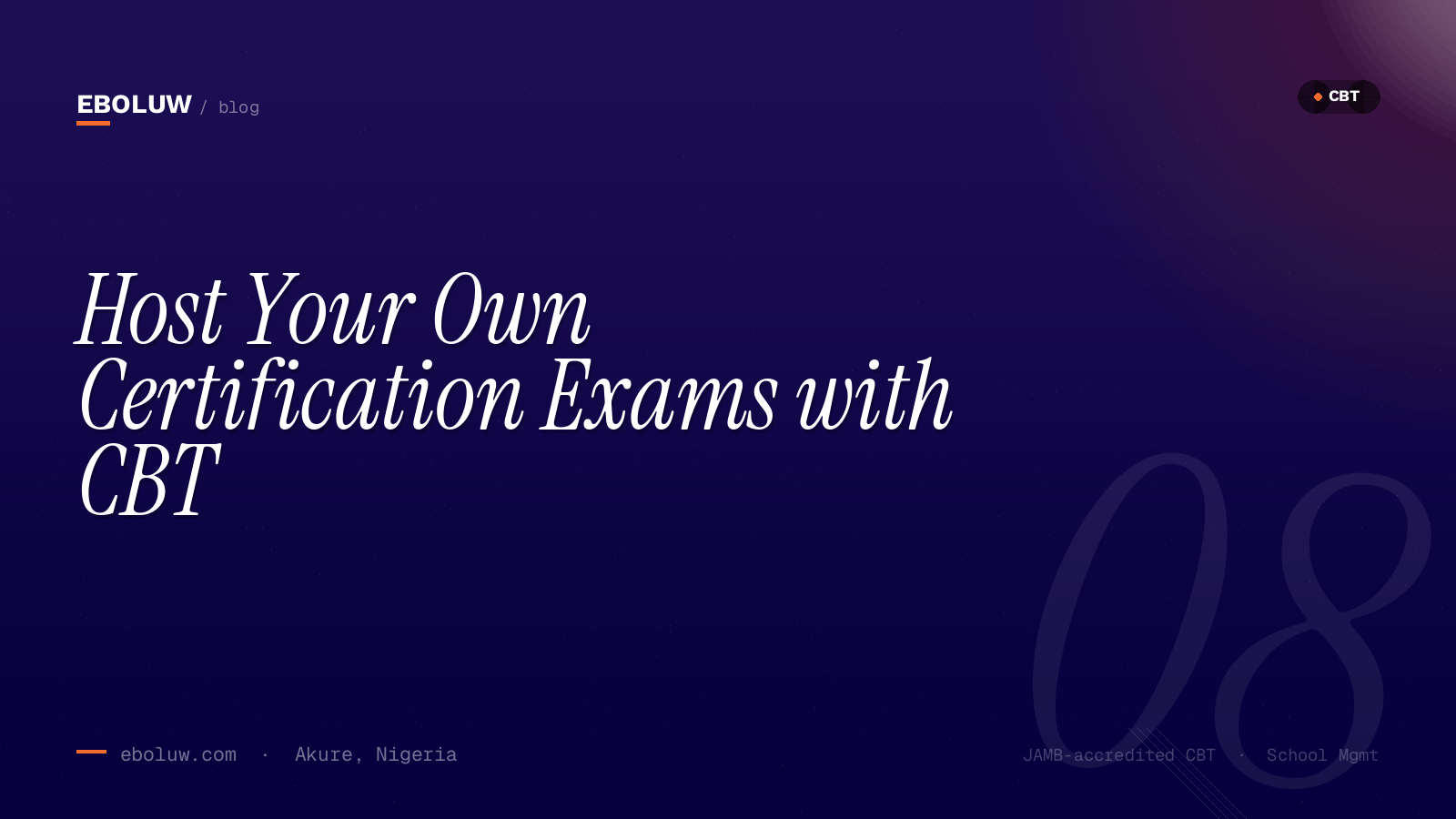 How Organisations Can Host Their Own Certification Exams Using CBT — A Step-by-Step Guide